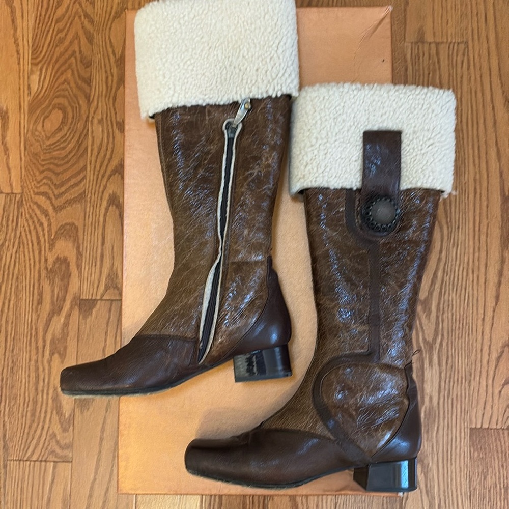 Baldinini leather boots - size 36